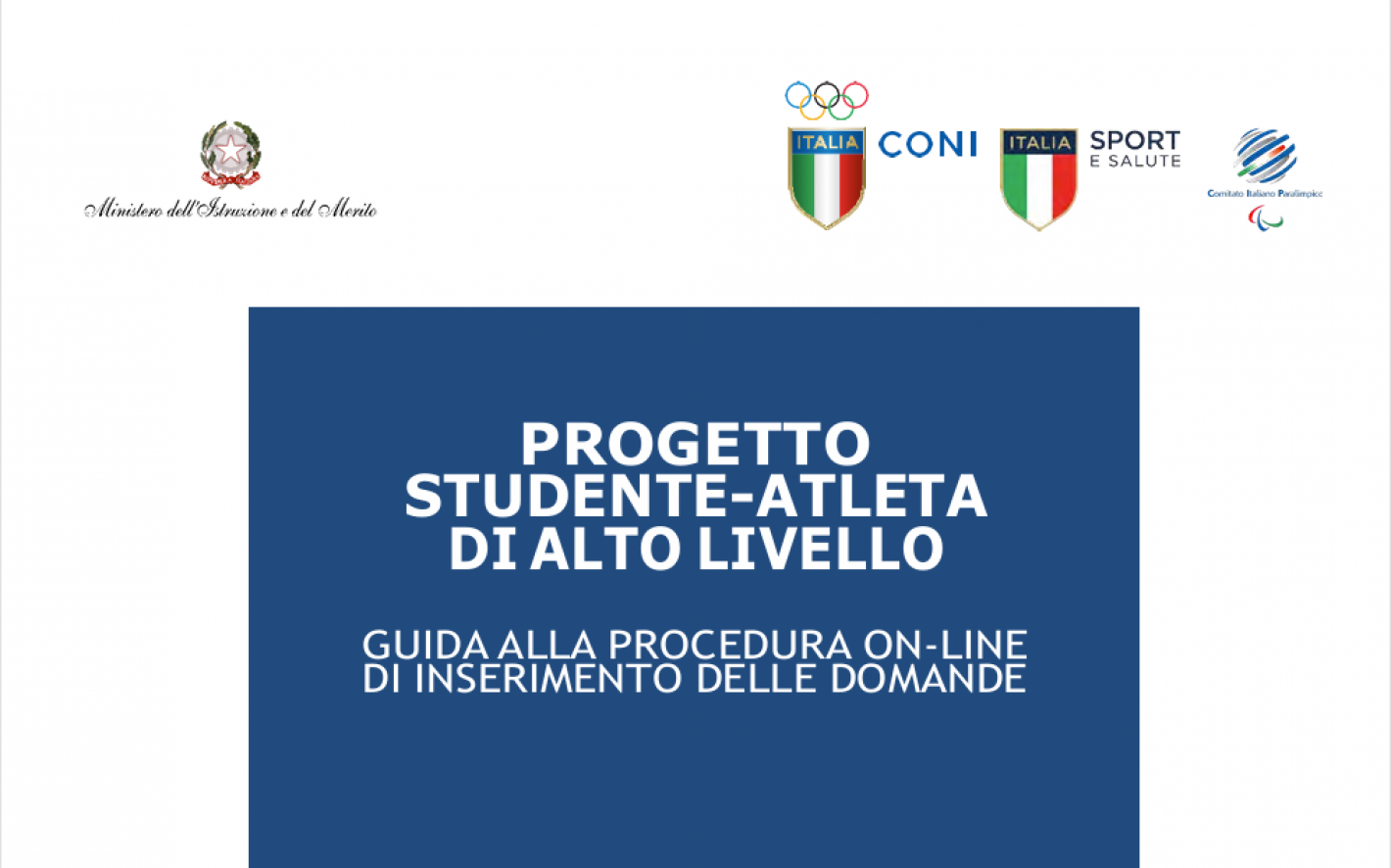 PROGETTO STUDENTE- ATLETA DI ALTO LIVELLO - A.S. 2025/2026