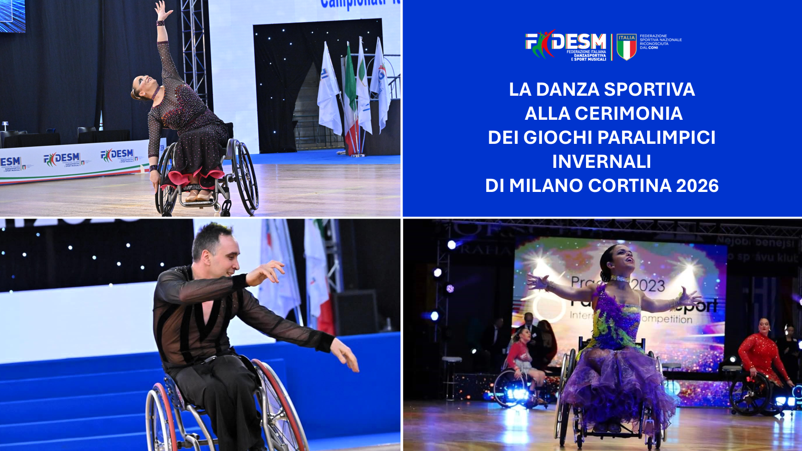 La FIDESM protagonista alle Paralimpiadi di Milano Cortina 2026