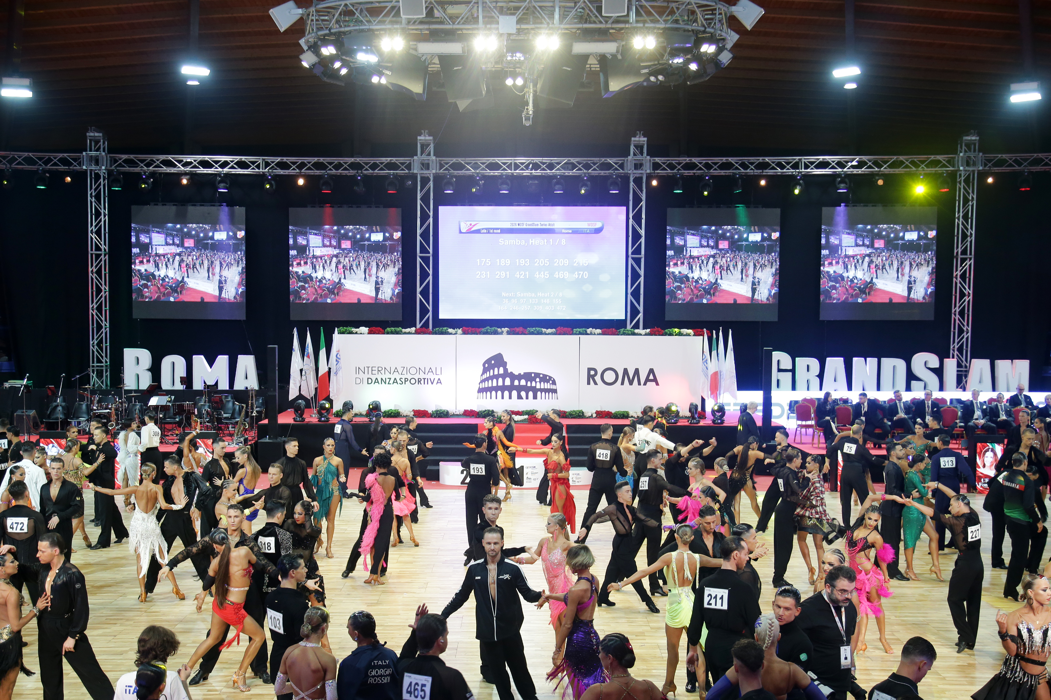 A Ostia la giornata conclusiva degli Internazionali di Danza Sportiva WDSF GrandSlam 2026
