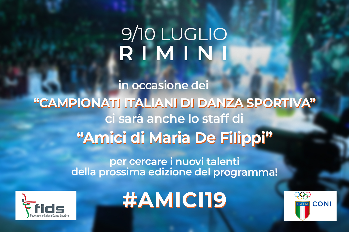 Ai Campionati Italiani di Danza Sportiva anche le selezioni per “Amici di Maria De Filippi”