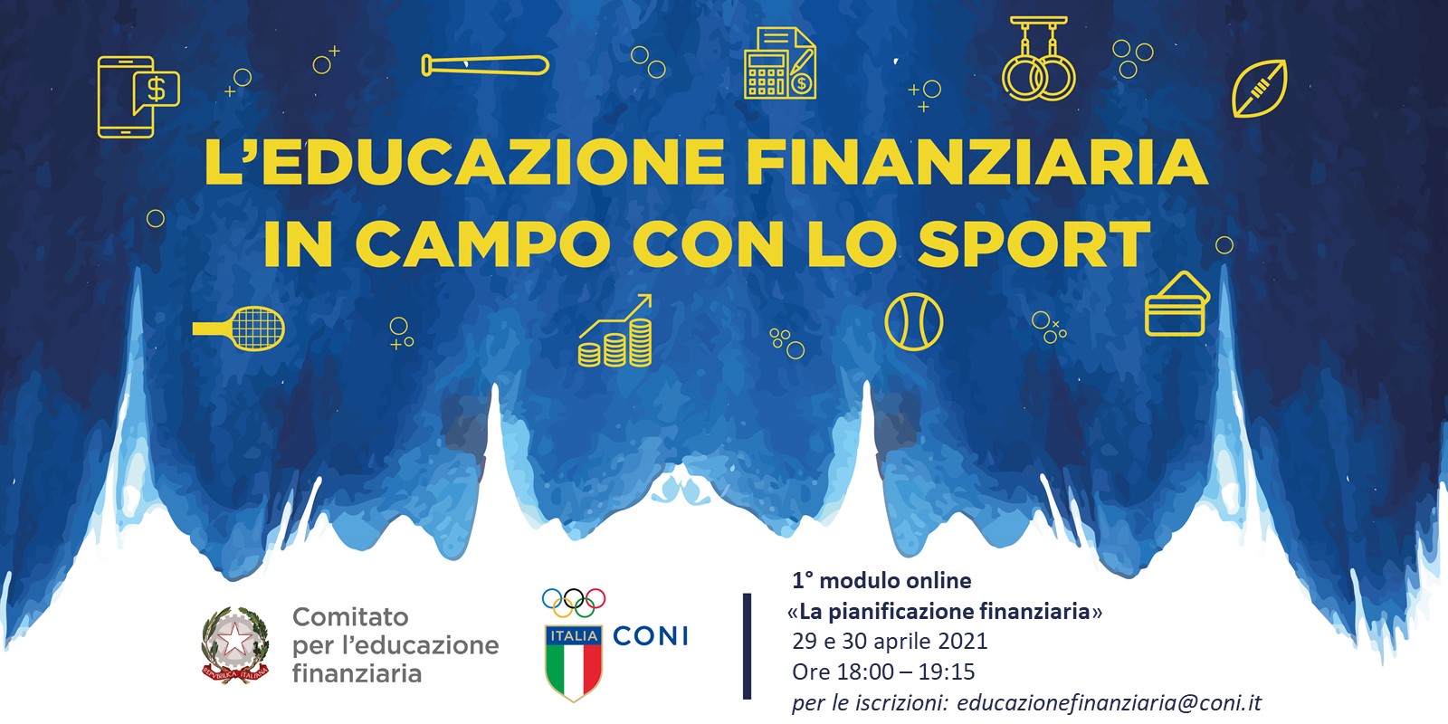 L'educazione finanziaria in campo con lo sport: webinar gratuiti per atleti e tecnici