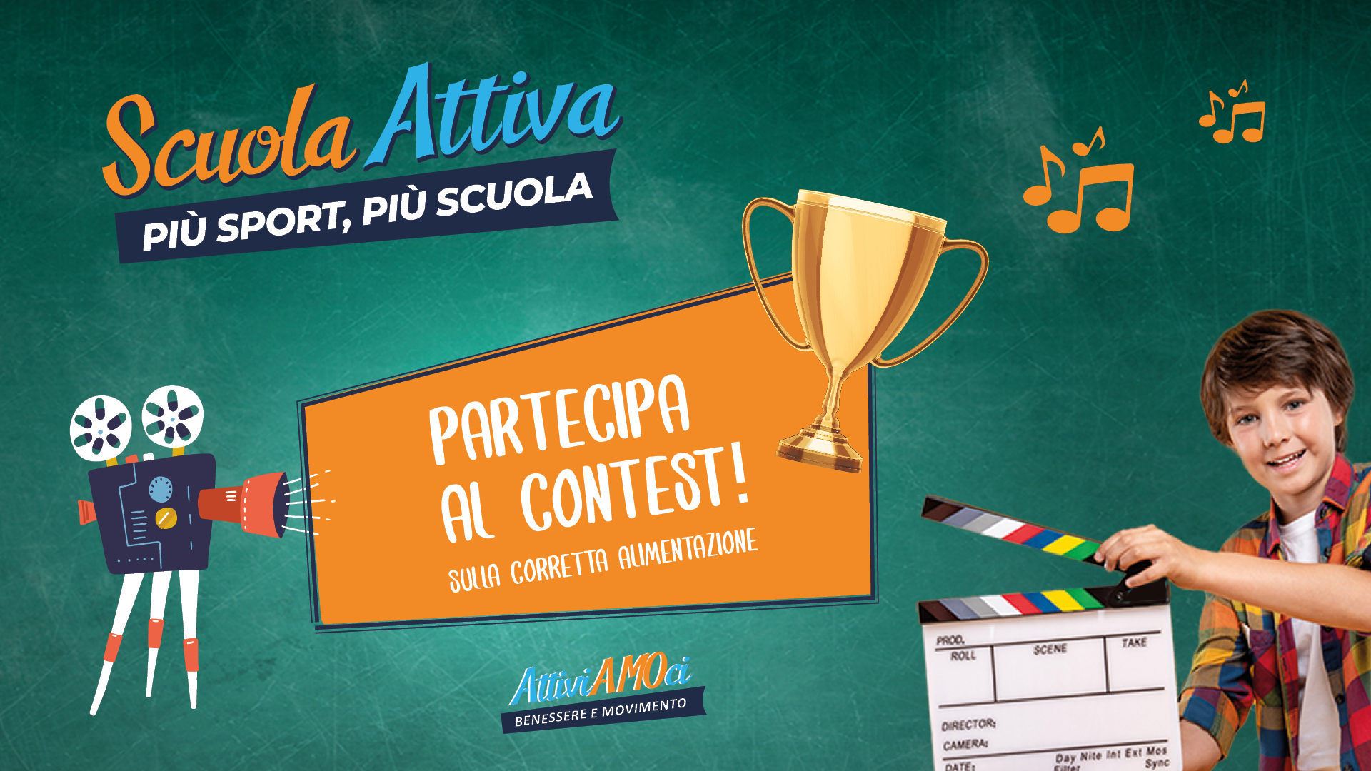 Al via il Contest “Attiviamoci” di Scuola Attiva: la corretta alimentazione non è mai stata così divertente! 