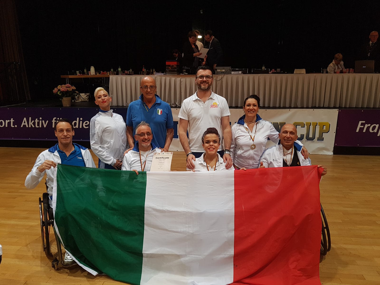 Para Dance, un oro e piazzamenti  per gli atleti FIDS alla Mainhatten Cup 2019