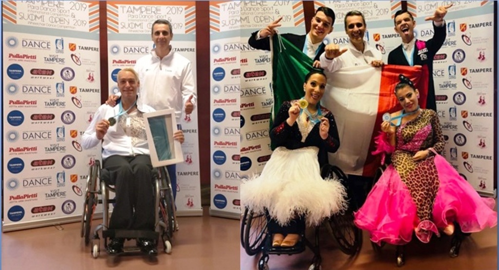 Un oro e un argento alla competizione ParaDance di Tampere 