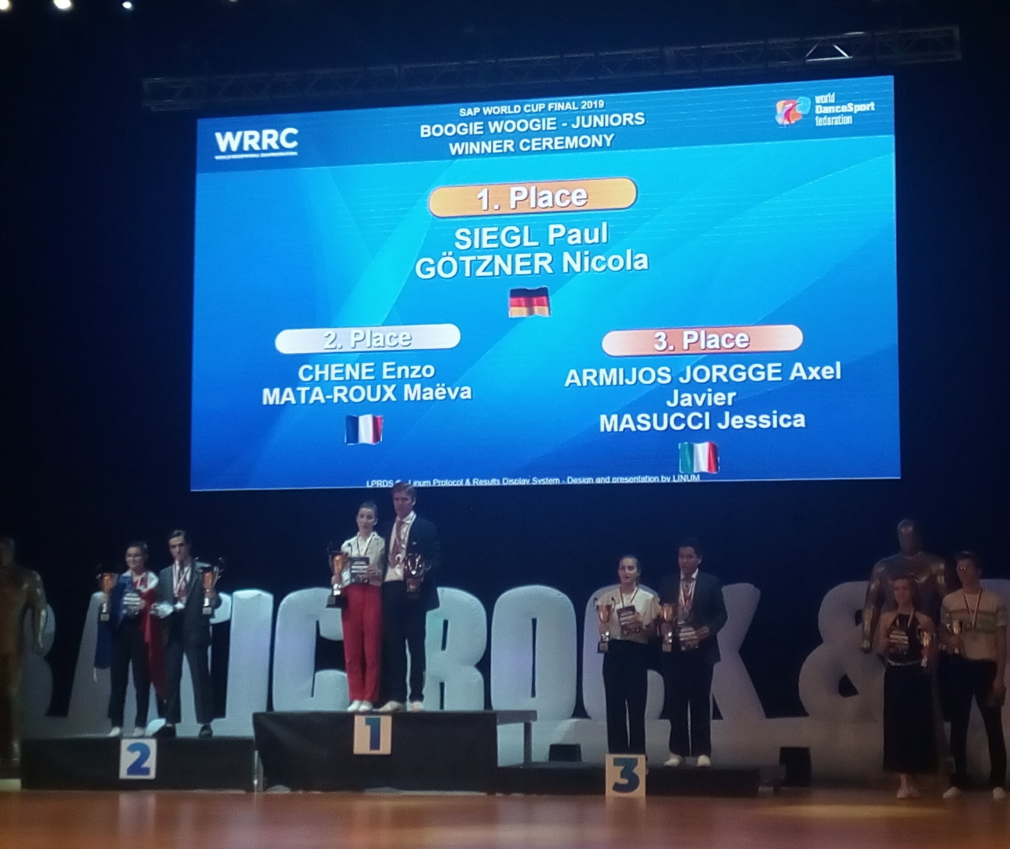 Bronzo per Armijos Jorgge e Masucci nella Coppa del Mondo di Boogie Woogie