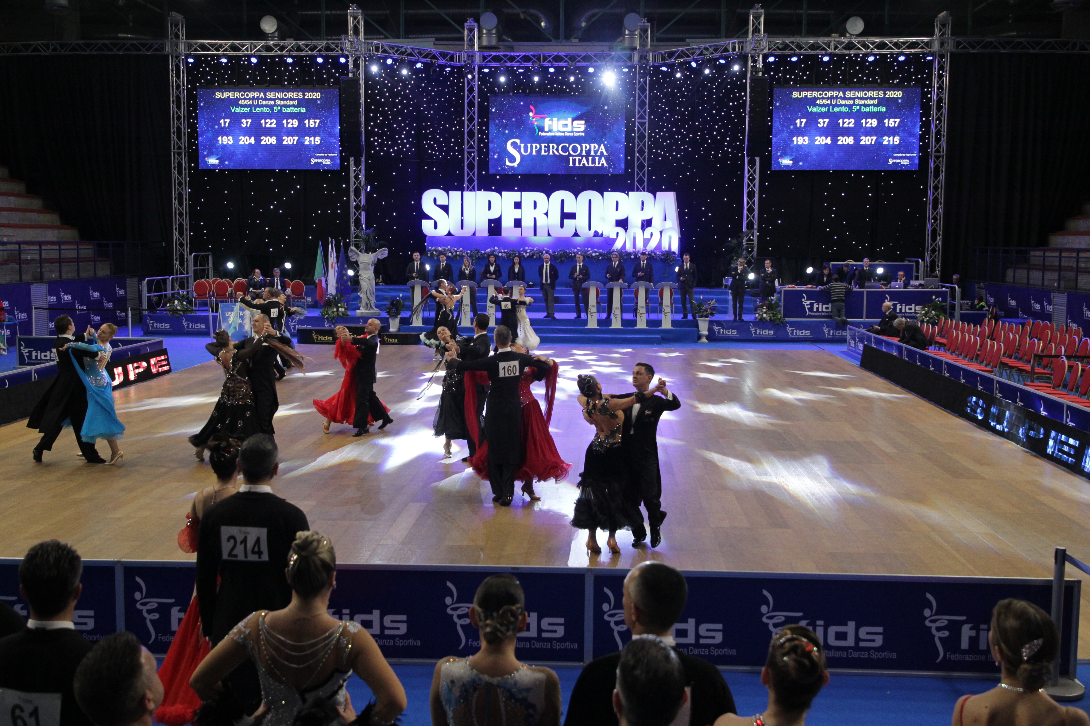 SuperCoppa Italia, ecco i campioni Senior di Danze Standard, Latino Americane e Caraibiche