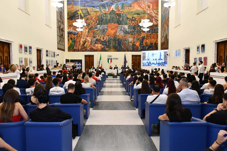 04/07/2024 - Cerimonia dei Campioni - Salone d'Onore del CONI